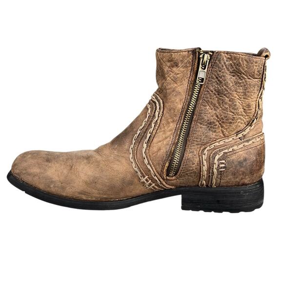 Bed Stu Mens Revolution Brown Distressed Chelsea Boots Size US 8.5 - Picture 2 of 10